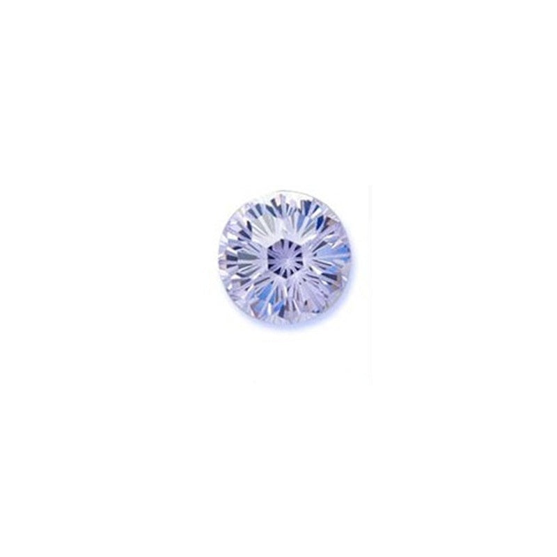 Multi-Color Gemstone Round-Cut Shining Earrings (Multiple Colors Available)