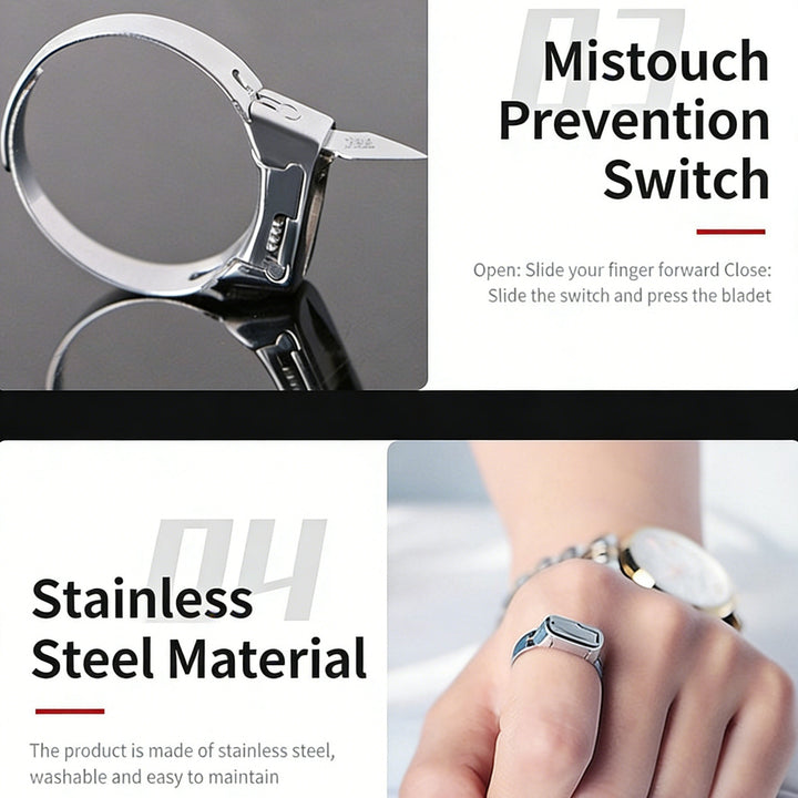 Hidden Guard Multifunctional Self-Defense Ring｜Elegant & Discreet Safety for Daily Wear