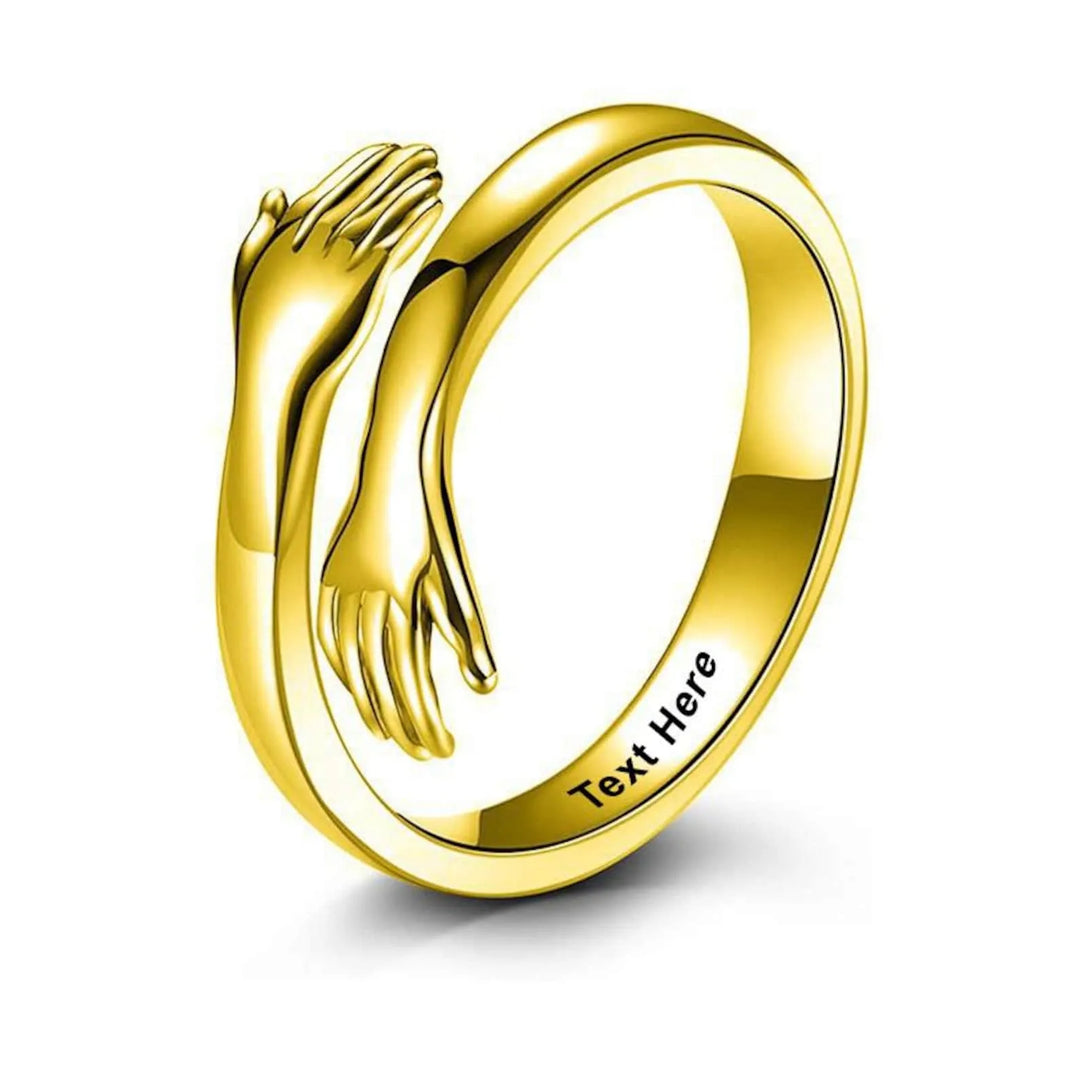 Personalized Hug Ring