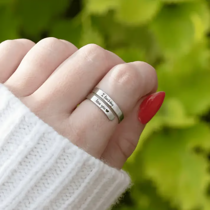 I Fvcking Love You Ring – a daily reminder gift for your beloved
