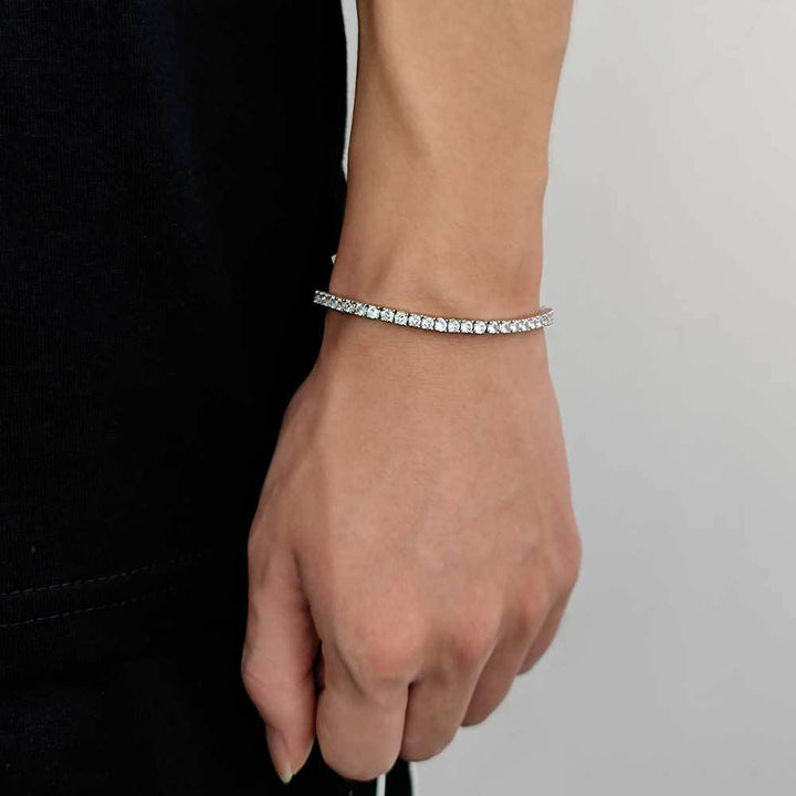 Classic Full Inlay Tennis Bracelet