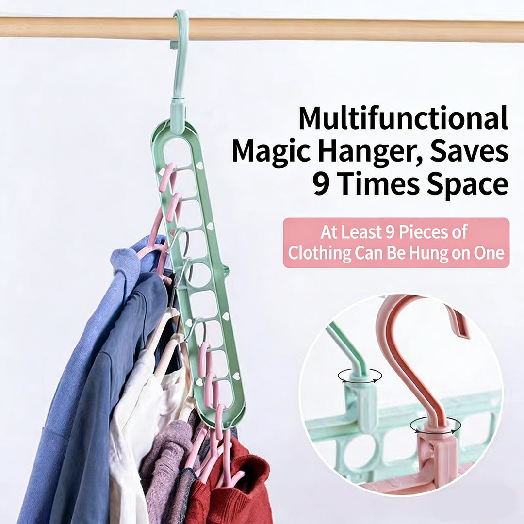360° Rotating Multi-Functional Magic Hanger | Smart Space-Saving Organizer