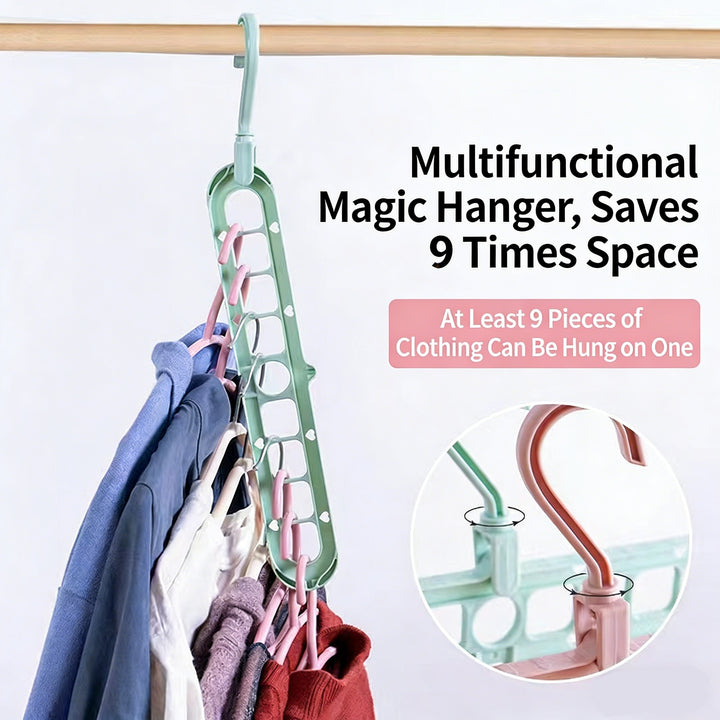 360° Rotating Multi-Functional Magic Hanger | Smart Space-Saving Organizer