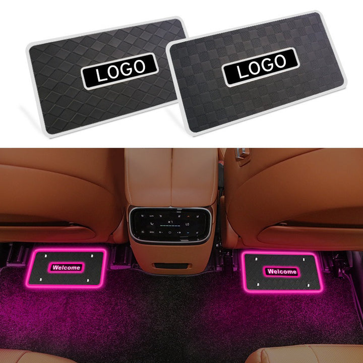 Custom LED Logo & Name Car Footwell Mat