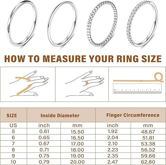 18K Gold / 18K White Gold Minimal Stacking Ring Collection | Everyday Essential