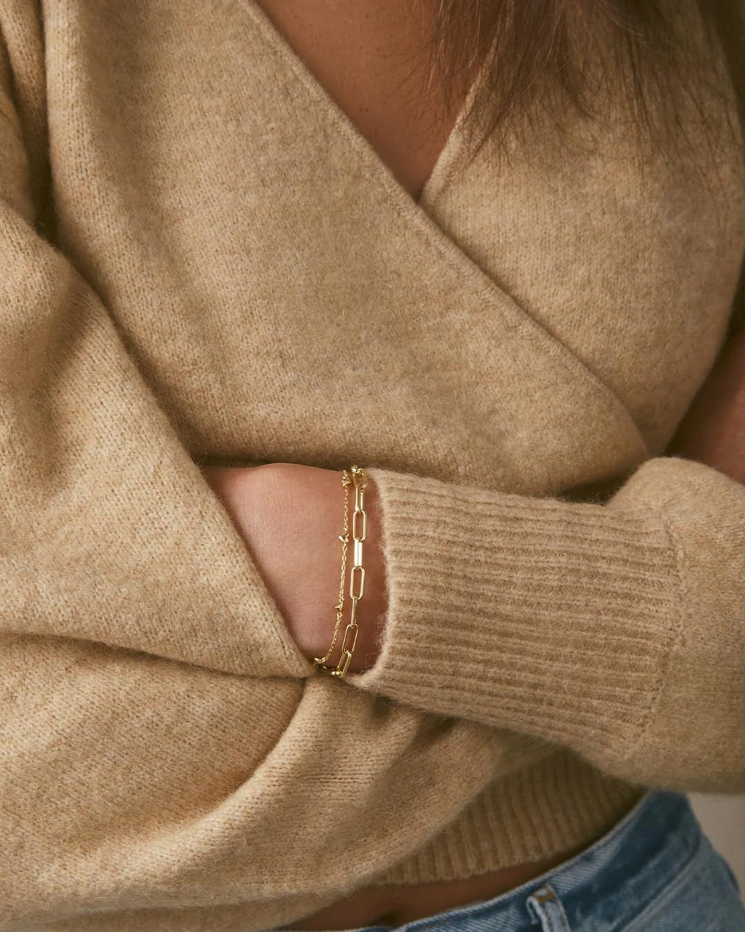 Minimal Paperclip Chain Bracelet