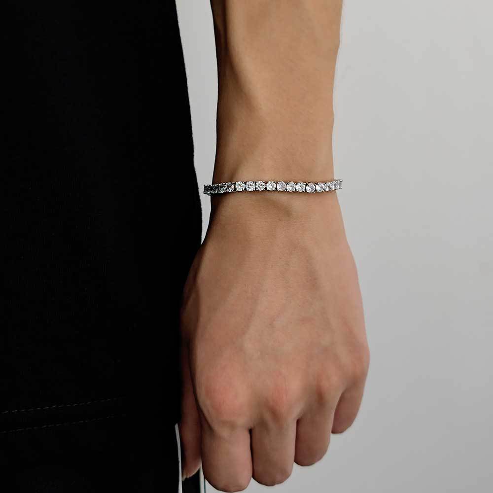 Classic Full Inlay Tennis Bracelet