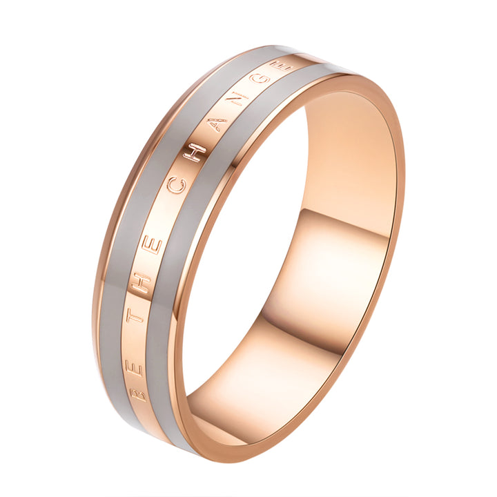 Two tone ceramic ring