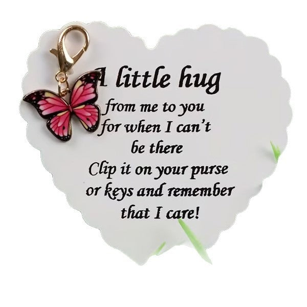🦋Elegant Butterfly Charm with Warm Card