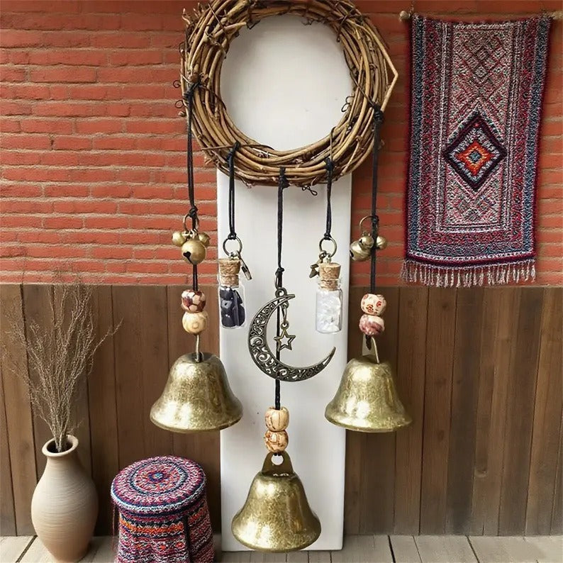 Classic Witch Protection Bells · Blessing Bottle Wind Chime