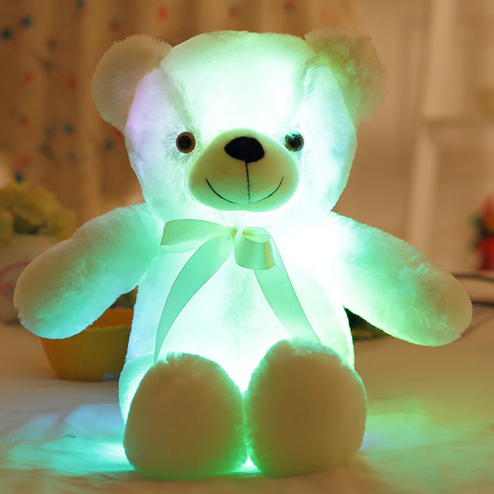 🧸 50% OFF NOW! 🌈 LED Teddy Bear Night Light – Color Changing, Soft Plush Toy & Perfect Soothing Gift 🎁✨