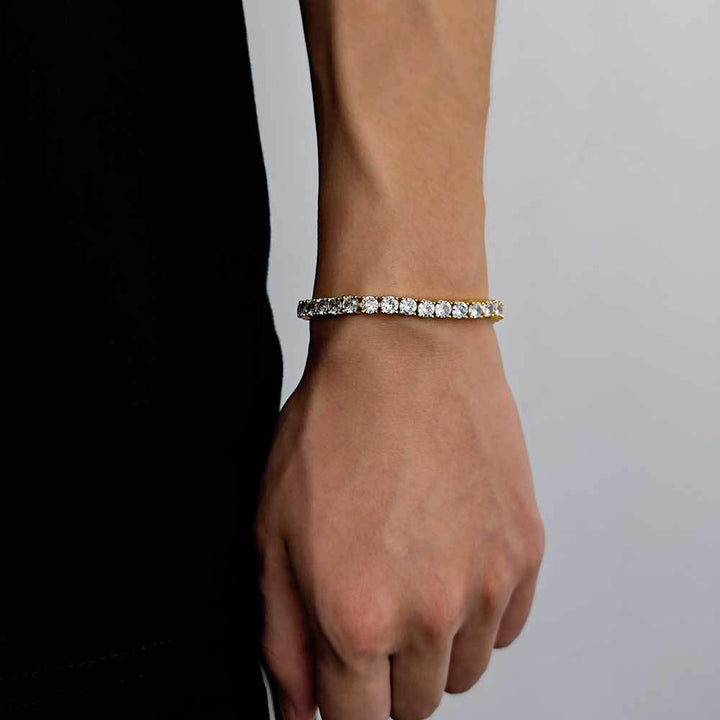 Classic Full Inlay Tennis Bracelet