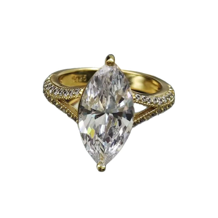 Marquise Dream Two-Tone Marquise Cut Diamond Ring
