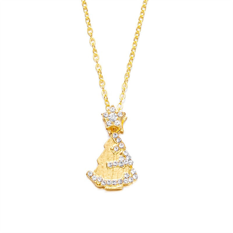 Christmas-Themed Multi-Style Necklaces - Christmas Tree & Snowflake Element Women's Festival Light Luxury Accessory