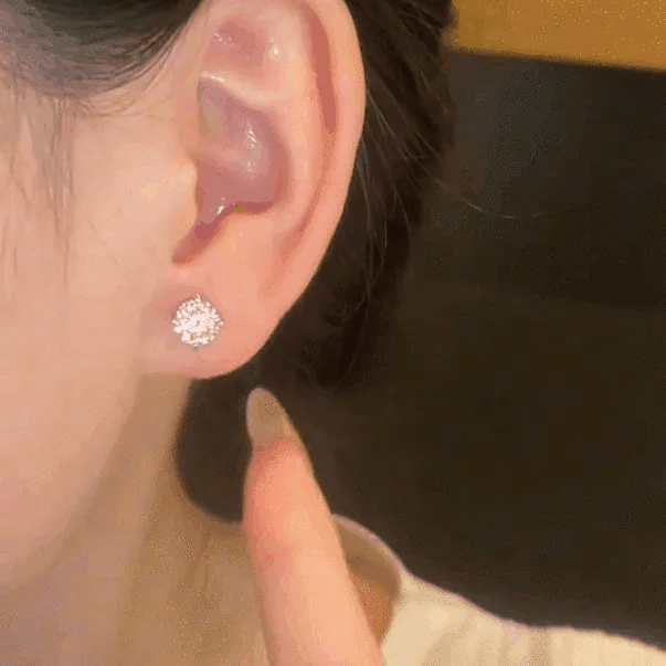Classic Moissanite Earrings（2PCS）