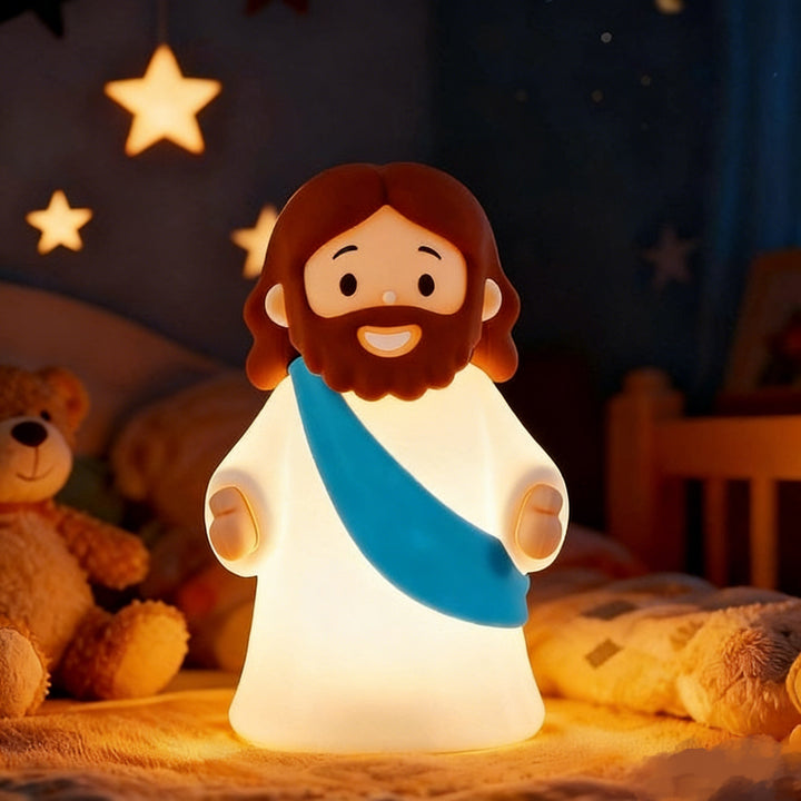Guardian Glow Night Light｜Soft Silicone Ambient Lamp with Gentle Warm Light