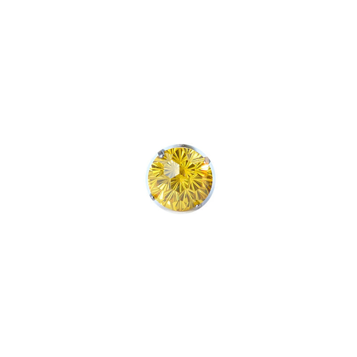 Multi-Color Gemstone Round-Cut Shining Earrings (Multiple Colors Available)