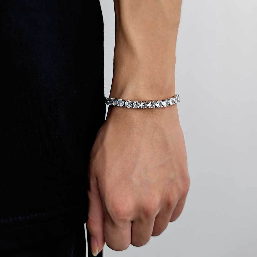 Classic Full Inlay Tennis Bracelet