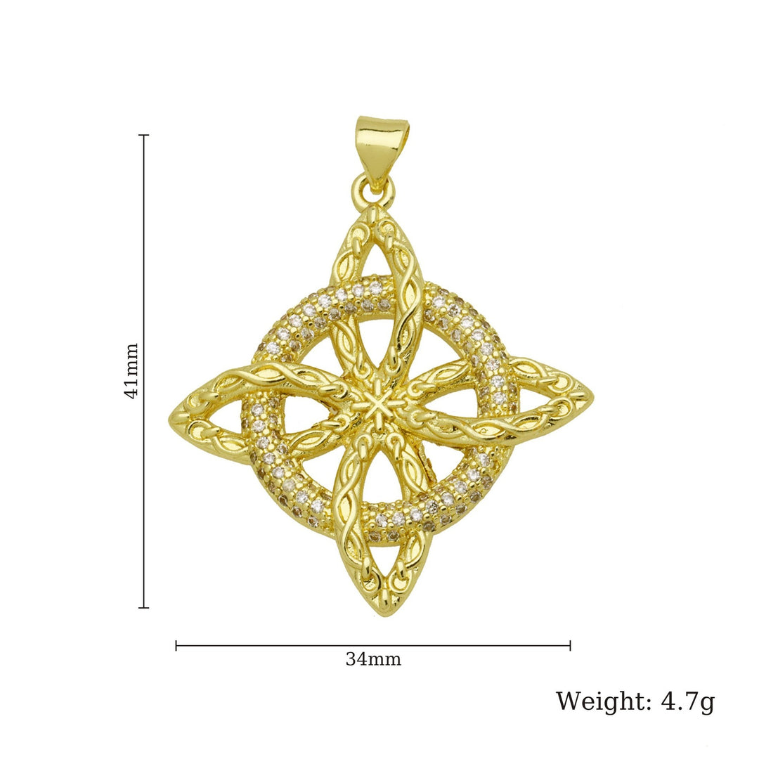 Witch's Mark Gold Diamond Celtic Knot Protection Pendants｜Multi Ancient Pattern Mystic Guardians