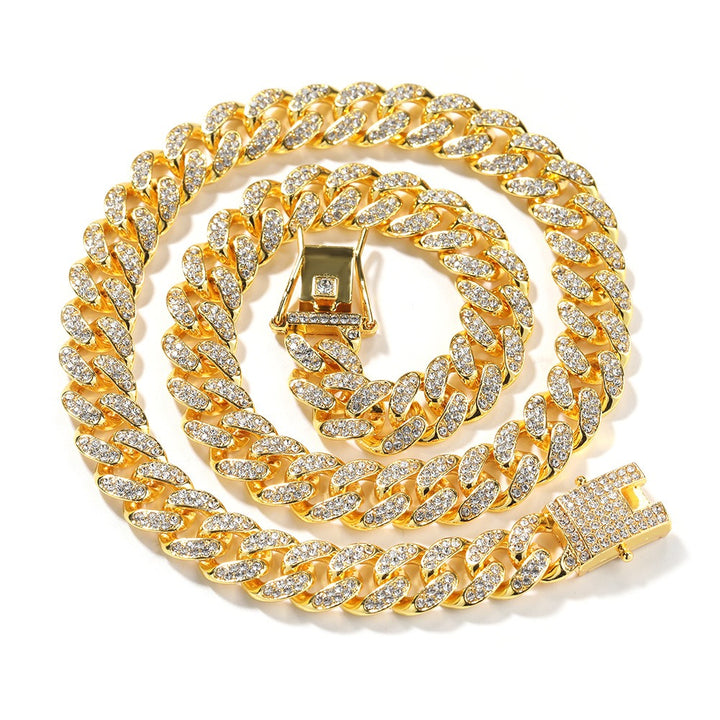 Full Diamond Cuban Chain Necklace