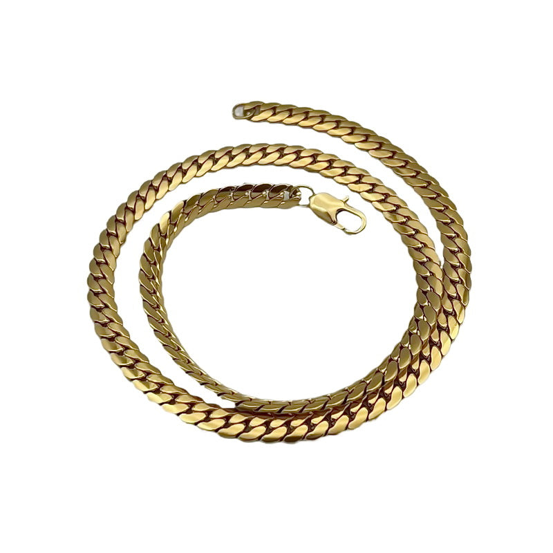 Hip-Hop Fans' Standard Cuban Link Necklace