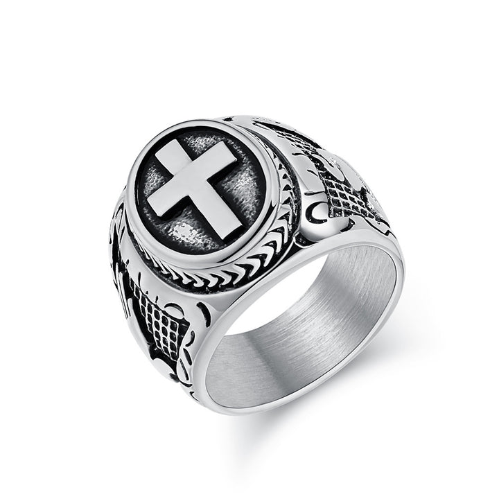 Vintage Cross Ring (Silver-Gold Two-Tone/Full Gold/Full Silver Version)