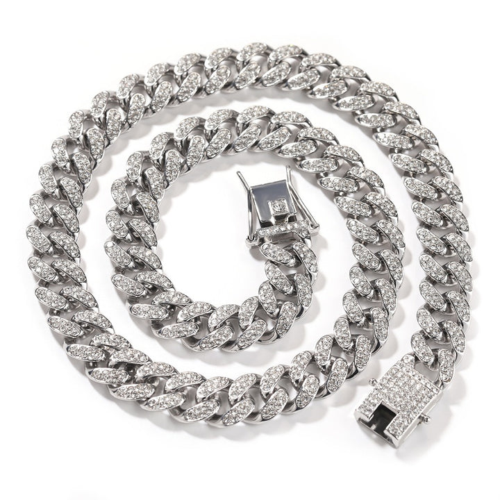 Full Diamond Cuban Chain Necklace