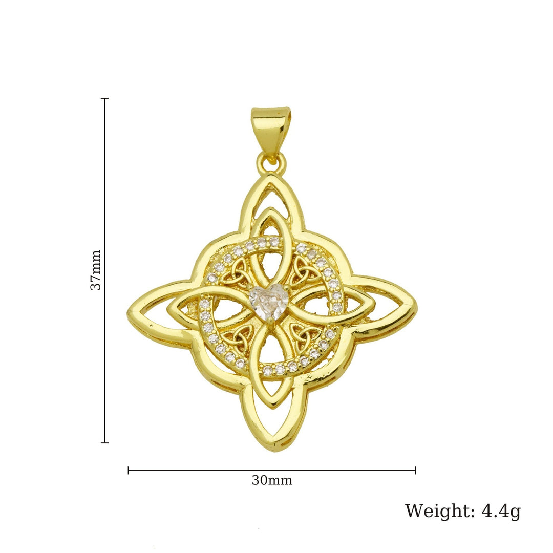 Witch's Mark Gold Diamond Celtic Knot Protection Pendants｜Multi Ancient Pattern Mystic Guardians