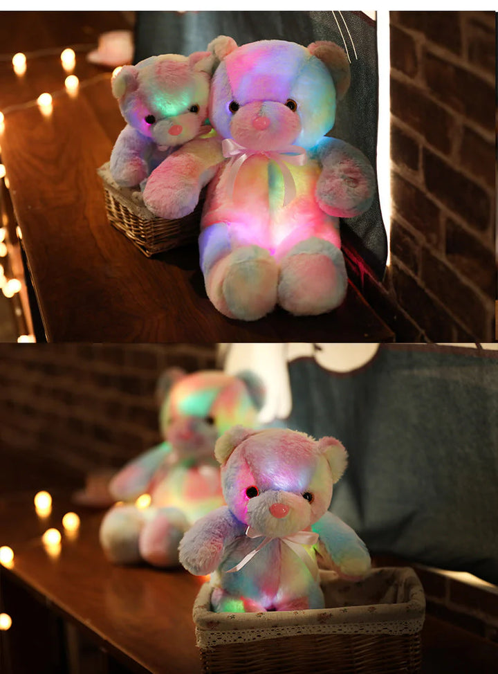 🧸 50% OFF NOW! 🌈 LED Teddy Bear Night Light – Color Changing, Soft Plush Toy & Perfect Soothing Gift 🎁✨