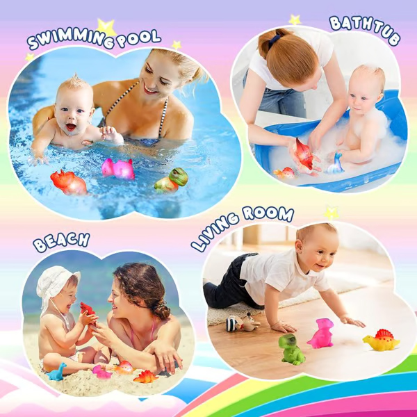 Light-up Bath Toys for Kids 3-8, Glow in the Water 🌊✨