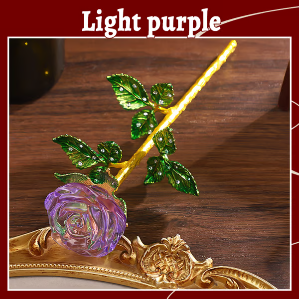 Forever Blooming Crystal Rose