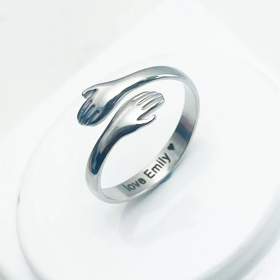 Personalized Hug Ring
