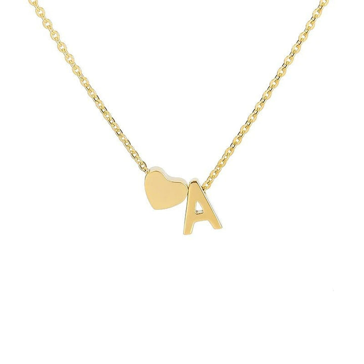 26 Letters Heart Custom Necklace