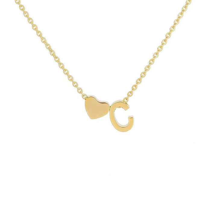 26 Letters Heart Custom Necklace