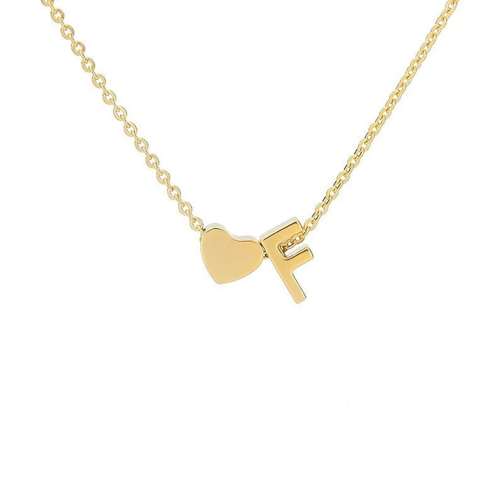 26 Letters Heart Custom Necklace