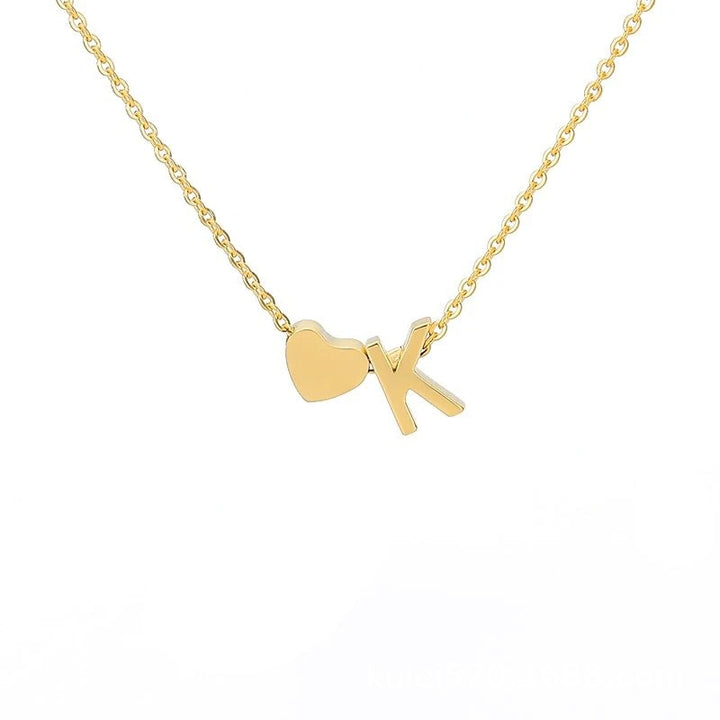 26 Letters Heart Custom Necklace