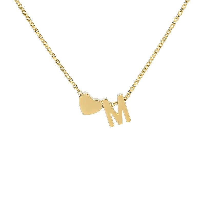 26 Letters Heart Custom Necklace