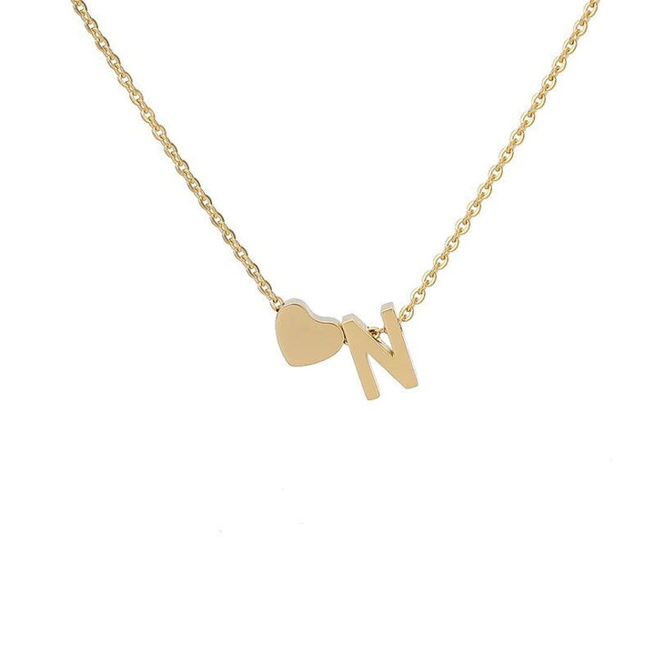 26 Letters Heart Custom Necklace