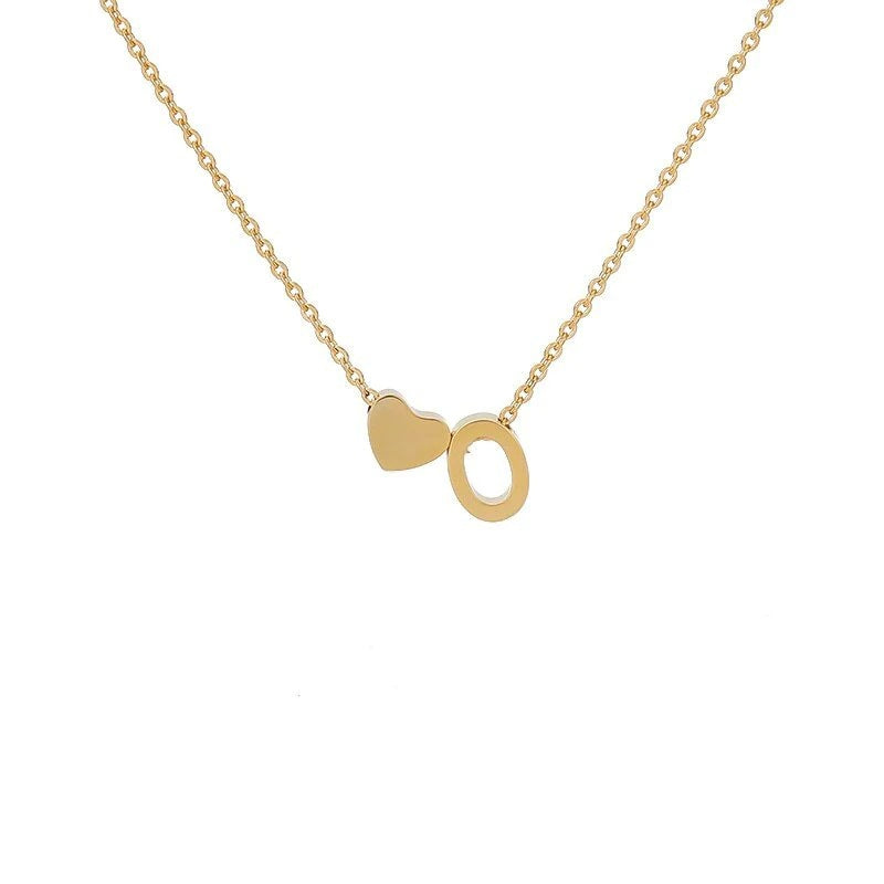 26 Letters Heart Custom Necklace