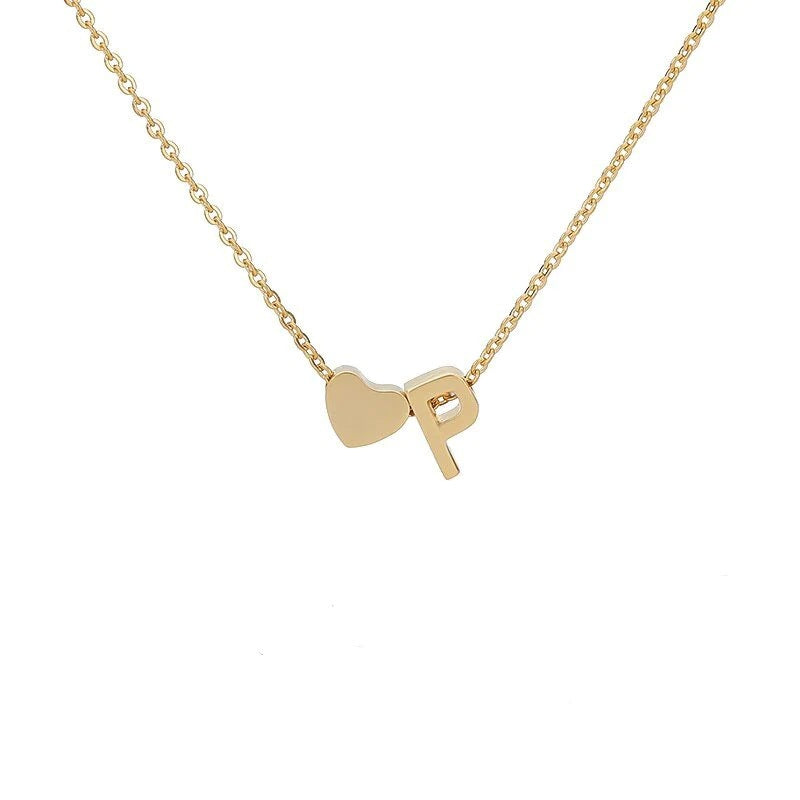 26 Letters Heart Custom Necklace