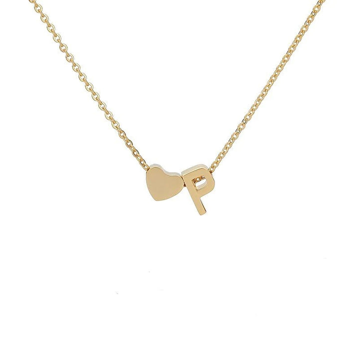26 Letters Heart Custom Necklace