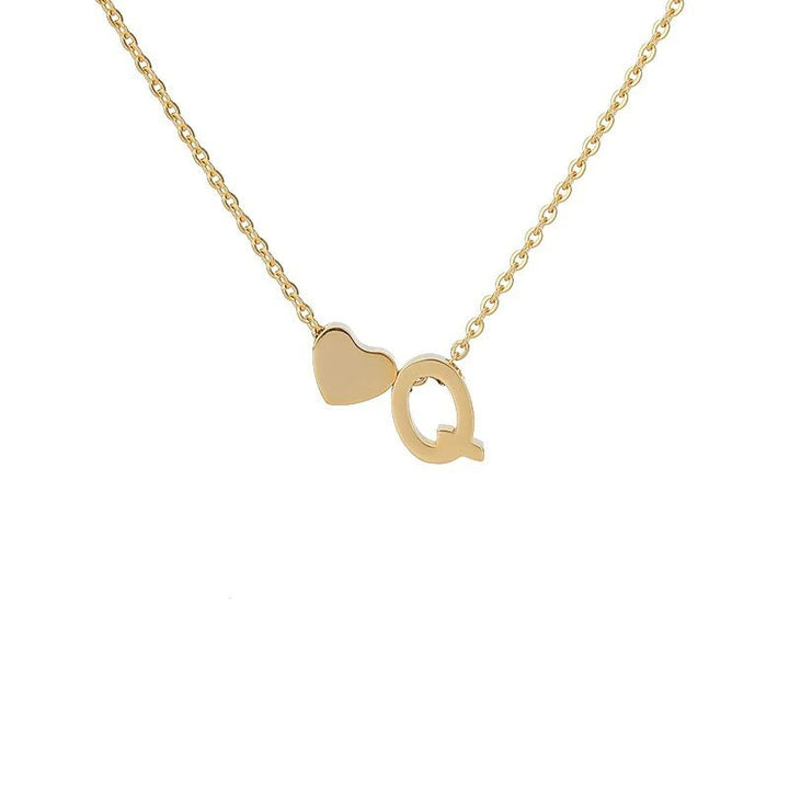 26 Letters Heart Custom Necklace