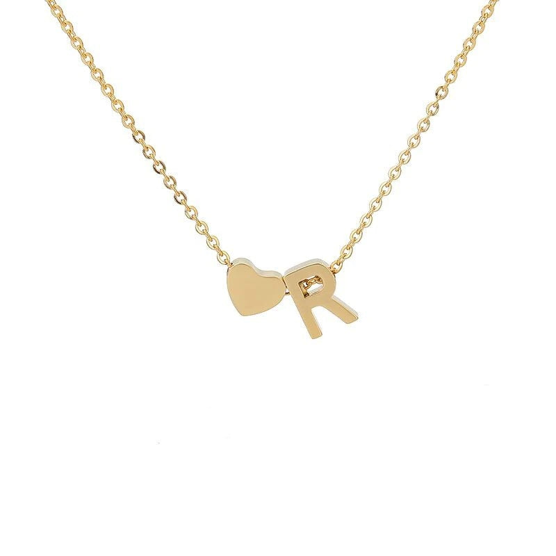 26 Letters Heart Custom Necklace