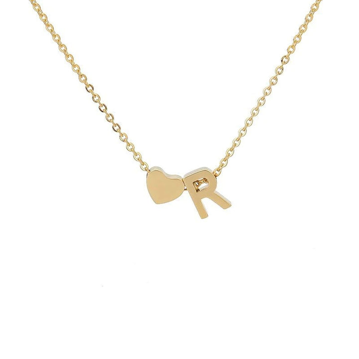 26 Letters Heart Custom Necklace