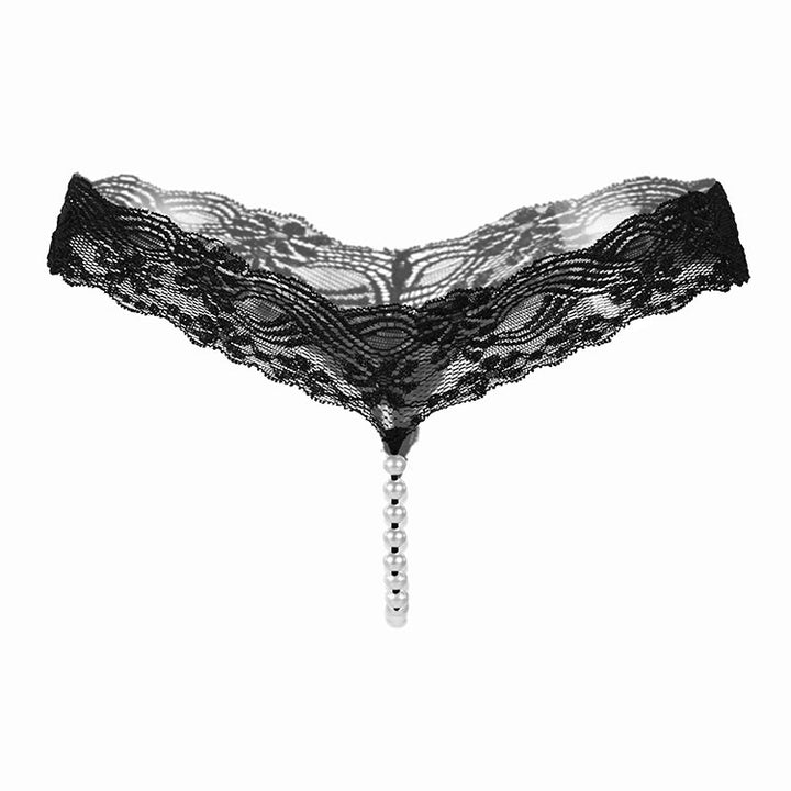 Sexy Pearl Lace Thong Panties