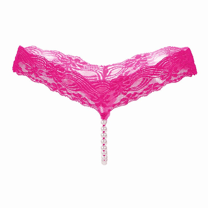 Sexy Pearl Lace Thong Panties