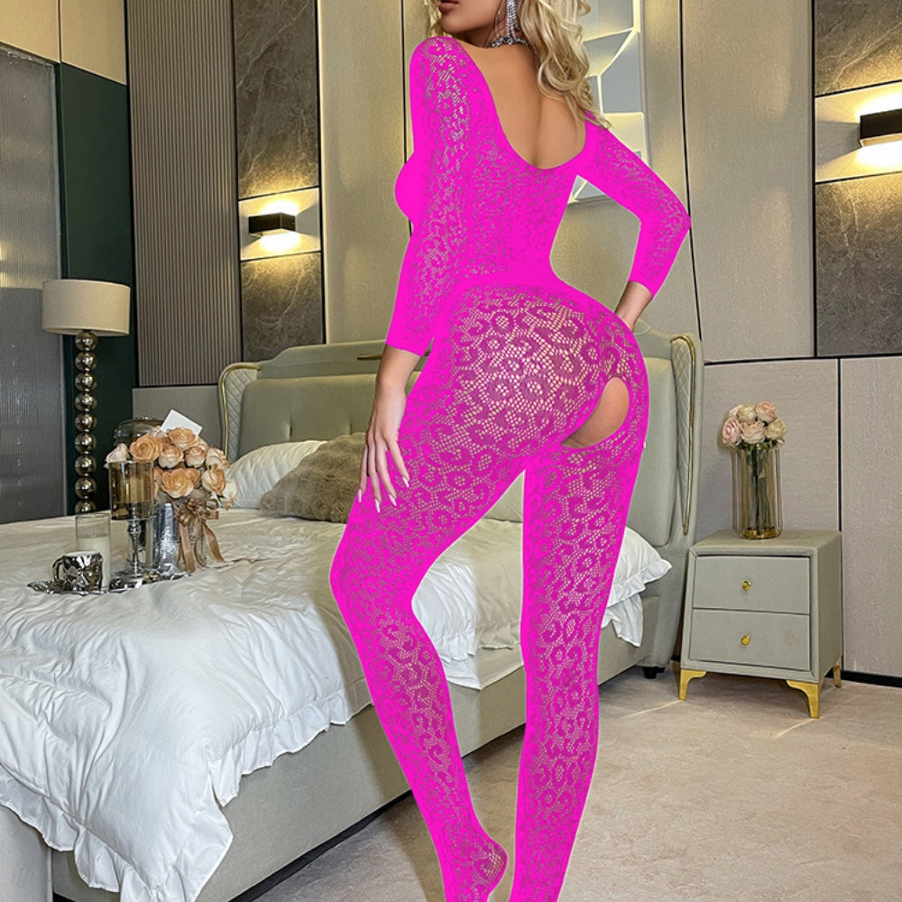Leopard Lace Bodystocking
