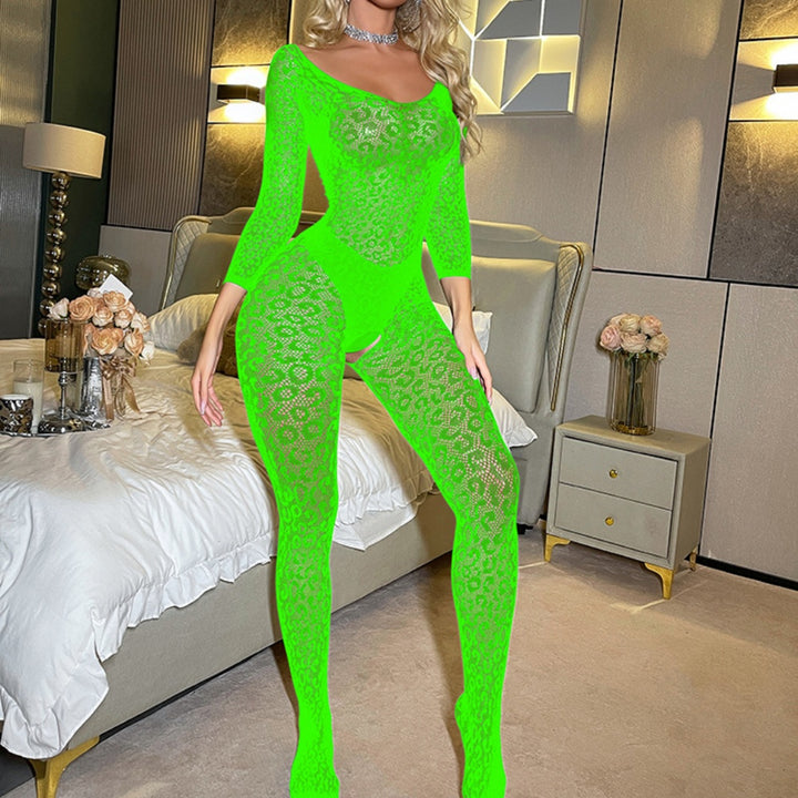 Leopard Lace Bodystocking