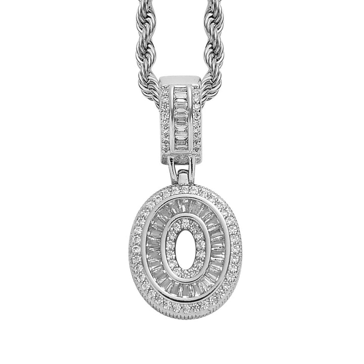 26 Letters Custom Full-Diamond Necklace