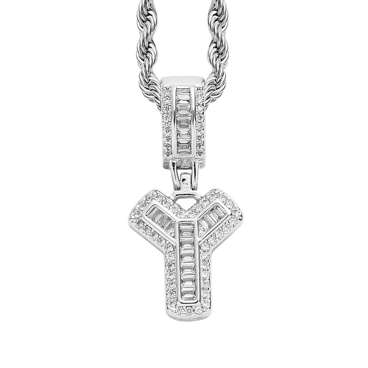 26 Letters Custom Full-Diamond Necklace